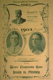 1903 World Series Program